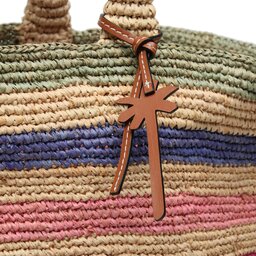 

Сумка Manebi Natural Raffia Summer Bag V 2.0 AD Rainbow, Бежевий