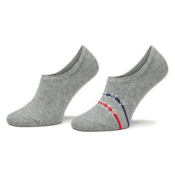 Tommy Hilfiger 2 vīriešu pēdiņu pāru komplekts Tommy Hilfiger 701222189 Mid Grey Melange 002