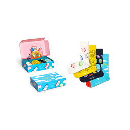 Happy Socks 4er-Set hohe Unisex-Socken Happy Socks XSIM09-0200 Bunt