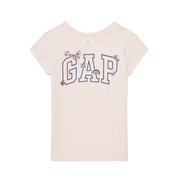 Gap Gap Marškinėliai 721891-01 Rožinė Regular Fit