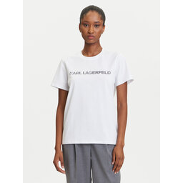 KARL LAGERFELD KARL LAGERFELD Camiseta A3W17102 Blanco Regular Fit