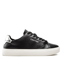 

Снікерcи Calvin Klein Cupsole Unlined Lace Up-Lth HW0HW01055 Ck Black BAX, Чорний