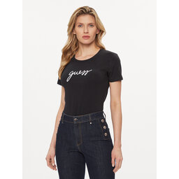 Guess Guess T-Shirt O4RM09 KBBU1 Μαύρο Regular Fit