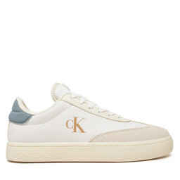 Calvin Klein Jeans Tenisice Calvin Klein Jeans Classic Cupsole Low Mix Mg YM0YM01169 Écru