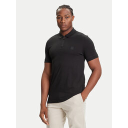 BOSS BOSS Polo Passerzip 50537507 Crna Slim Fit