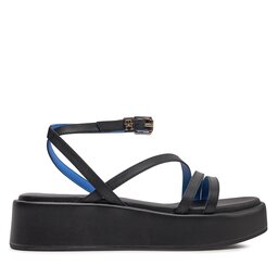 Tommy Hilfiger Sandály Tommy Hilfiger Th Strap Platform FW0FW07728 Černá
