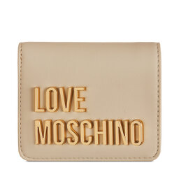LOVE MOSCHINO Malá dámská peněženka LOVE MOSCHINO JC5612PP1LKD0110 Écru