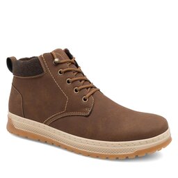 Lanetti Schnürschuhe Lanetti MYL8293-23 Braun