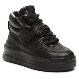KARL LAGERFELD Sneakersy KARL LAGERFELD KL63350 Black Lthr / Mono
