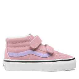 

Снікерcи Vans Sk8-Mid Reissu VN0A38HHD1Q1 Suede/Sherpa Multi Color, Рожевий