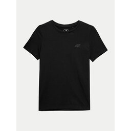 4F 4F Marškinėliai 4FJWSS24TTSHM1116 Juoda Regular Fit