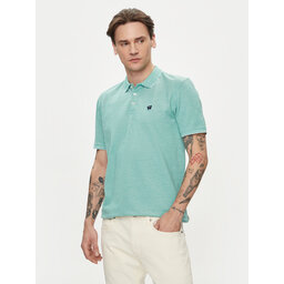 Wrangler Wrangler Pólóing Refined 112350393 Zöld Regular Fit