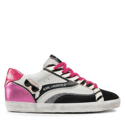 

Снікерcи KARL LAGERFELD KL60134 White Lthr W/Pink, Білий