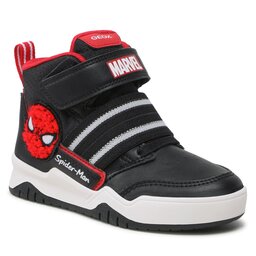Geox Sneakers Geox SPIDER-MAN J Perth Boy J367RD 05411 C0048 M Black/Red