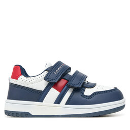Tommy Hilfiger Sneakersy Tommy Hilfiger Flag Low Cut Velcro Sneaker T1X9-33841-1355 M Tmavomodrá