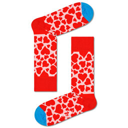 

Високі шкарпетки unisex Happy Socks HRT01-4000 Червоний