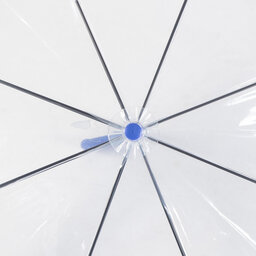 

Парасоля Happy Rain Long Domeshape 40981 Blue, Прозорий