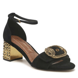 Kurt Geiger Sandały Kurt Geiger 225-Mayfair Block Mid Heel 9990500209 Black
