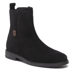 Tommy Hilfiger Bottines Tommy Hilfiger Th Essentials Flat Boot FW0FW06740 Black BDS