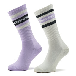 Dickies Lot de 2 paires de chaussettes hautes homme Dickies Genola DK0A4XD Purple Rose E61