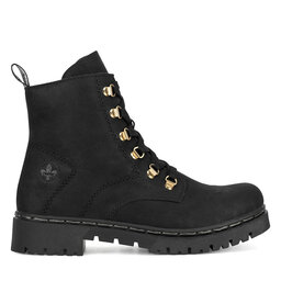 Rieker Schnürschuhe Rieker Y2422-00 Schwarz