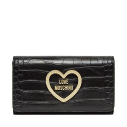 LOVE MOSCHINO Veľká dámska peňaženka LOVE MOSCHINO JC5712PP0HKC0000 Nero
