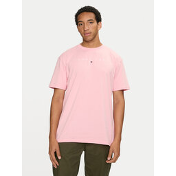 Tommy Jeans Tommy Jeans T-Shirt Linear Logo DM0DM17993 Ροζ Regular Fit