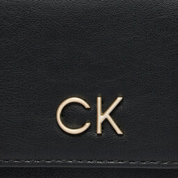 

Великий жіночий гаманець Calvin Klein Re-Lock Trifold Md W/Chain K60K611458 Ck Black BEH, Чорний