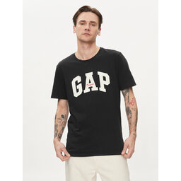 Gap Gap Marškinėliai 471777-07 Juoda Regular Fit