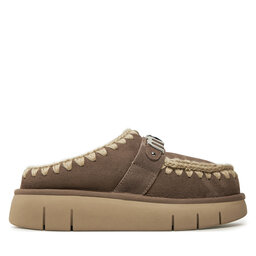 Mou Пантофи Mou Bounce Clog Metal Logo FW531001A Кафяв