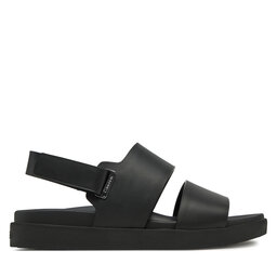 Calvin Klein Σανδάλια Calvin Klein Flat Adj Sandal Eyelet HW0HW02488 Μαύρο