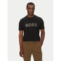 BOSS BOSS Camiseta Te_Logotexture 50534923 Negro Regular Fit