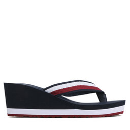 

В'єтнамки Tommy Hilfiger Essential Corp Flip Flop Wedge FW0FW07263 Rwb 0GY, Кольоровий