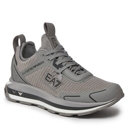 EA7 Emporio Armani Laisvalaikio batai EA7 Emporio Armani X8X089 XK234 S863 Grey Flann+Blk+White
