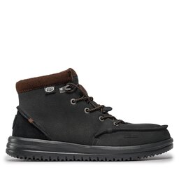 Hey Dude Šnurovacia obuv Hey Dude Bradley Boot Leather 40189-001 Čierna