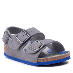 Birkenstock Sandaler Birkenstock Milano Kinder 1022532 Camo Footbeds Gray