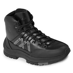 Calvin Klein Jeans Туристически oбувки Calvin Klein Jeans Hiking Lace Up Boot Band YM0YM00753 Black/Stormfront 00T