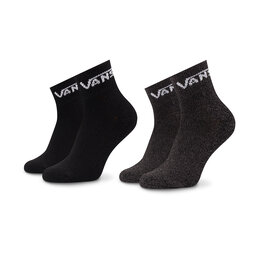 Vans Набір 2 пар високих дитячих шкарпеток Vans Drop V Classic VN0A7PTC Black BLK1