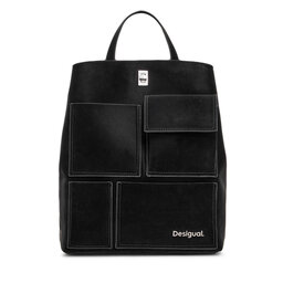 Desigual Раница Desigual Back Pocket Face Sumy 24WAKP35 Черен
