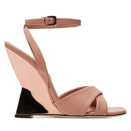 Pollini Sandały Pollini SA1602AE1ITEZ609 Różowy