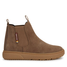 Geox Kozačky Geox J Theleven Boy J36LDB 00022 C0013 D Hnědá