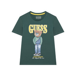 Guess Guess T-Shirt L6RI11 K8HM4 Grün Regular Fit