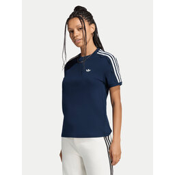 adidas adidas T-Shirt Lace 3 Stripes LG4264 Dunkelblau Regular Fit