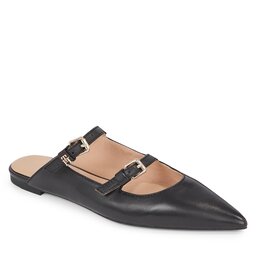 Tommy Hilfiger Mules / sandales de bain Tommy Hilfiger Th Pointy Leather Mule FW0FW07722 Black BDS