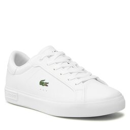 Lacoste Sneakersy Lacoste Powercourt 741SUJ0014 Wht/Wht 21G