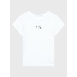 Calvin Klein Jeans Calvin Klein Jeans T-Shirt Micro Monogram IG0IG01470 Weiß Regular Fit