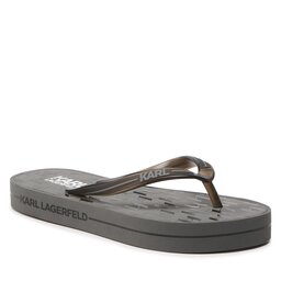 KARL LAGERFELD Zehentrenner KARL LAGERFELD KL81013 Black Rubber