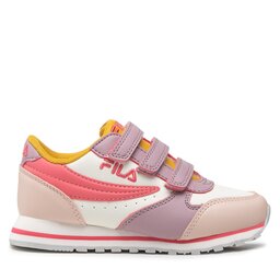 

Снікерcи Fila Orbit Velcro Low Kids 1010785.13160 Marshmallow/Lemon Curry, Рожевий