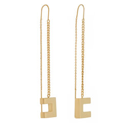 Elisabetta Franchi Náušnice Elisabetta Franchi OR-16A-56E2-V170 Zlatá
