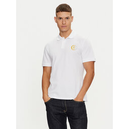 Just Cavalli Just Cavalli Polo marškinėliai 76OAGG19 Balta Regular Fit